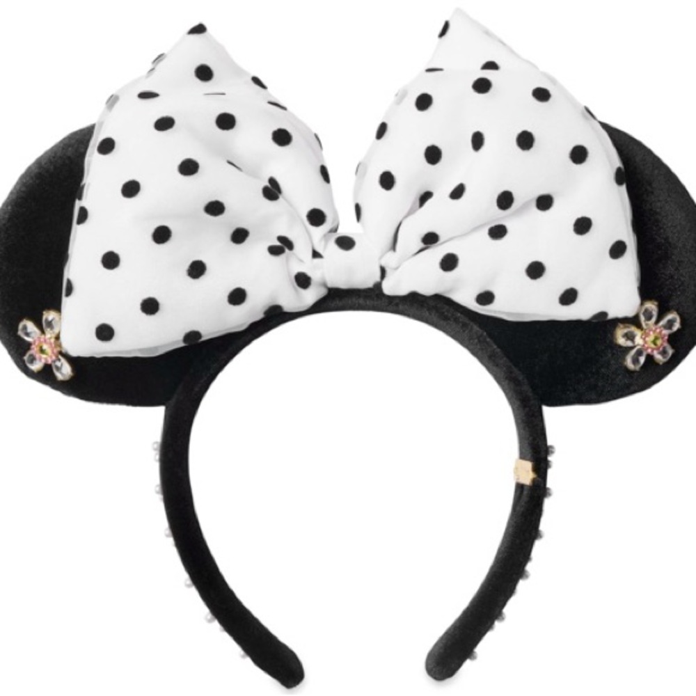 Bauble Bar Polka Dot Bow Headband Mickey ears Disney